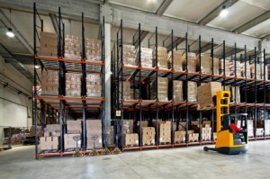 Warehouse forklifter